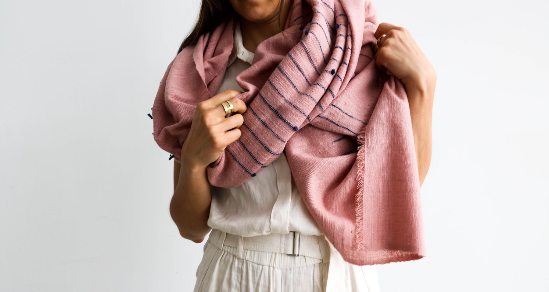 Rosewood Merino Throw by Studio Variously