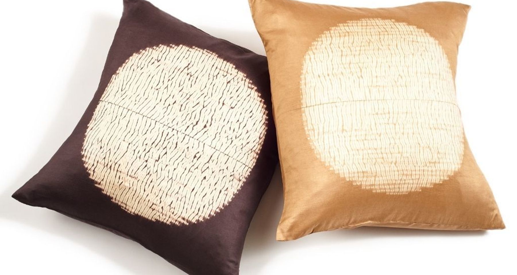 Shunya Gold Silk Pillow by Studio Variously