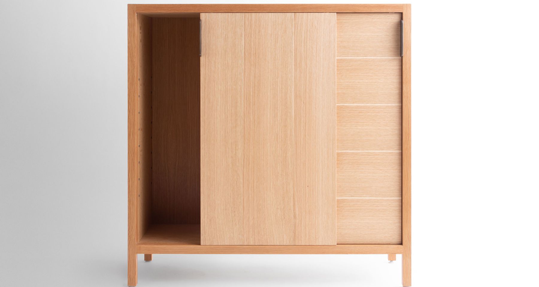 Laska Cabinet, Sliding Doors by Rather Well Design