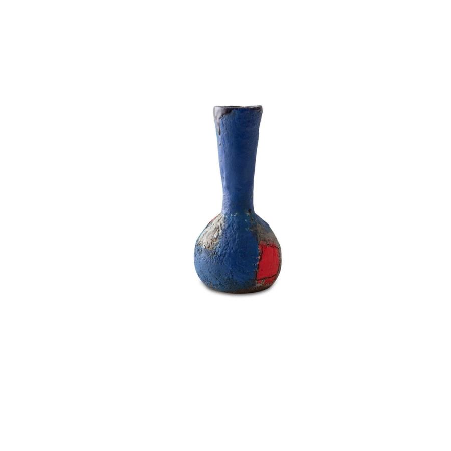The World Through The Blue, 蒼の世界 9 Handmade Ceramic Vase Unique Edition