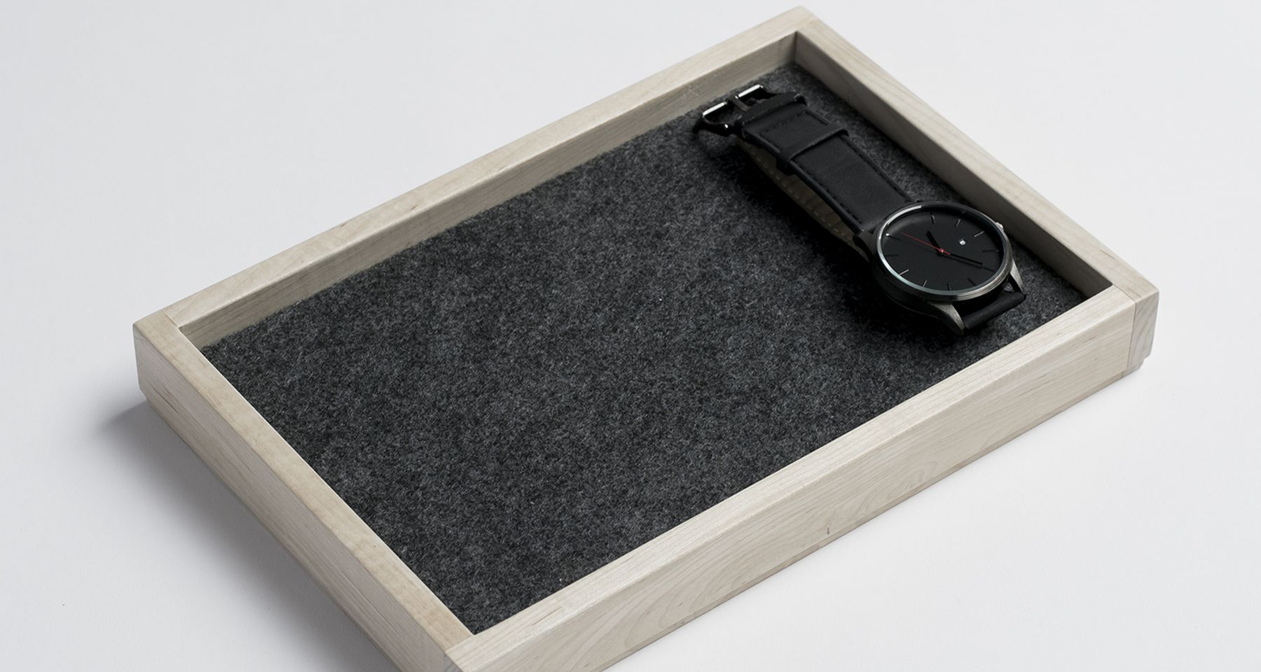 Wood and felt - Valet Tray by KomoLab