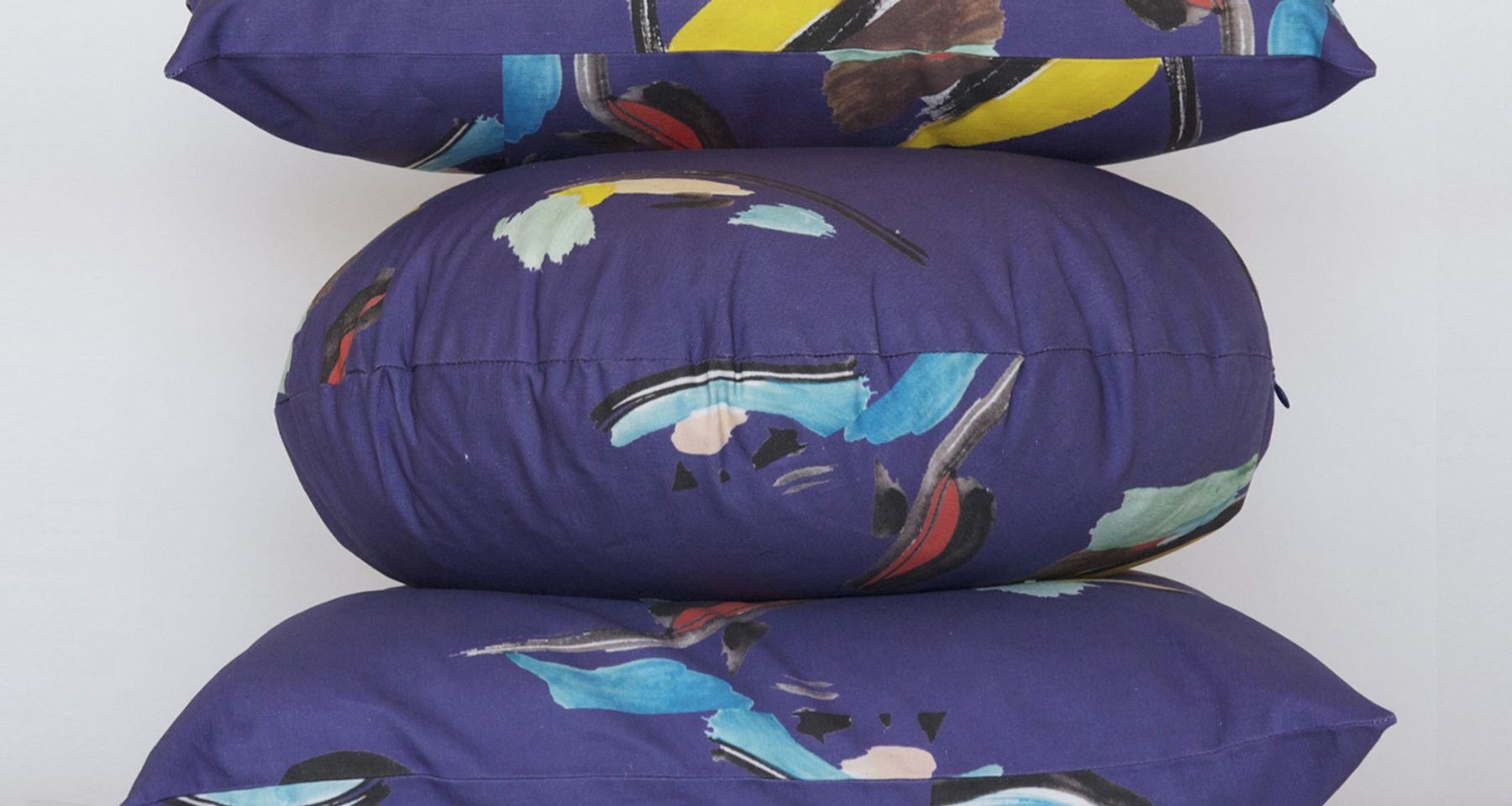 Purple Pod Rectangle Pillow by Fort Makers