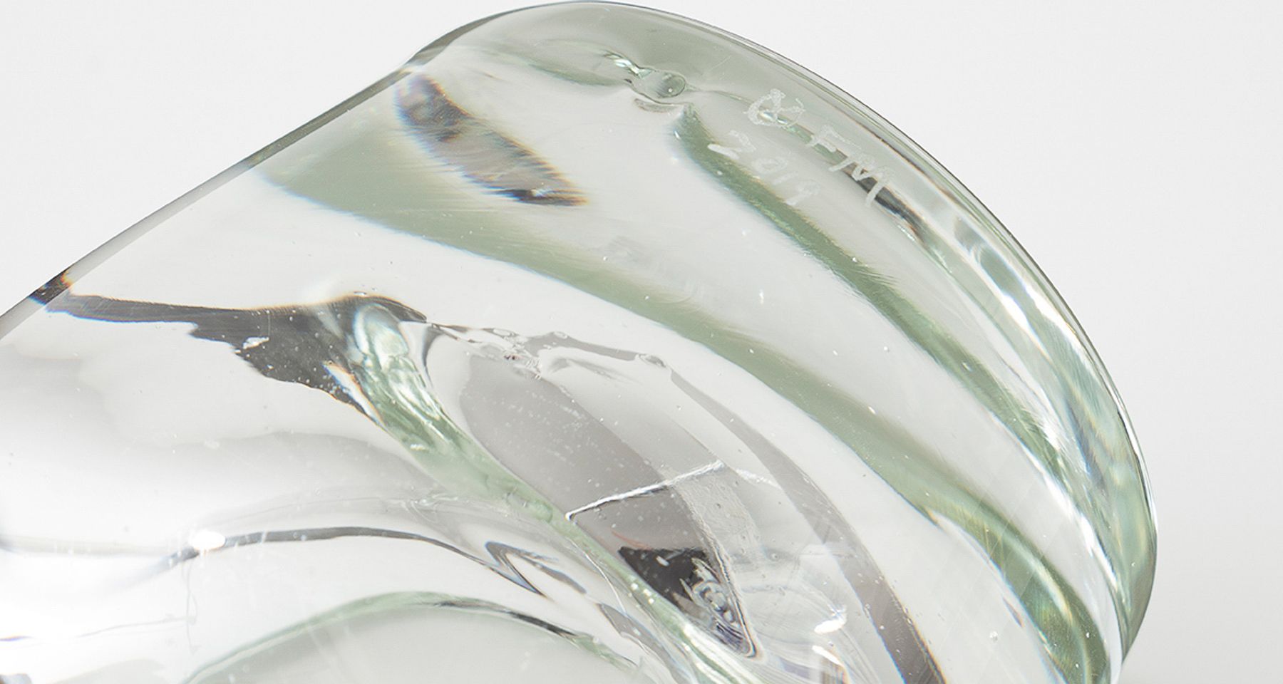 Double Arch Handmade Glass Vessel Unique Edition by Fort Makers