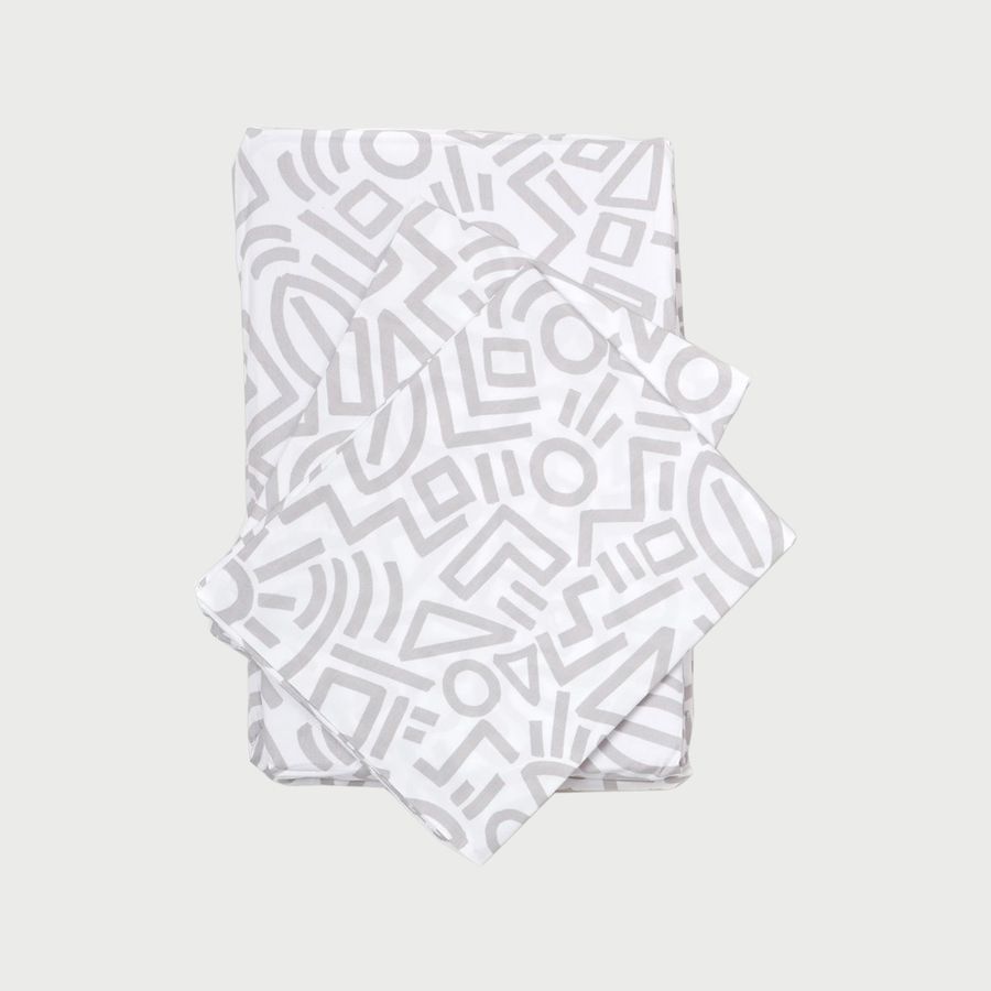 Doodle Sheet Set Gray