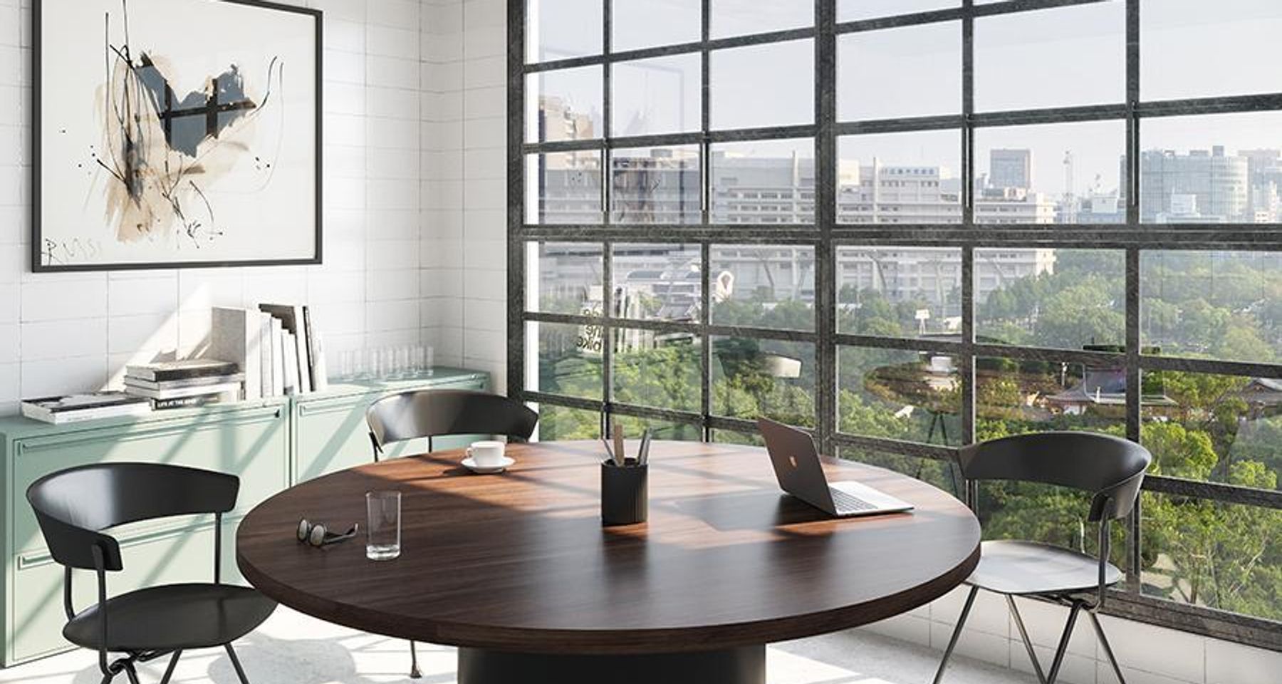 Column Meeting Table by Union Wood Co.