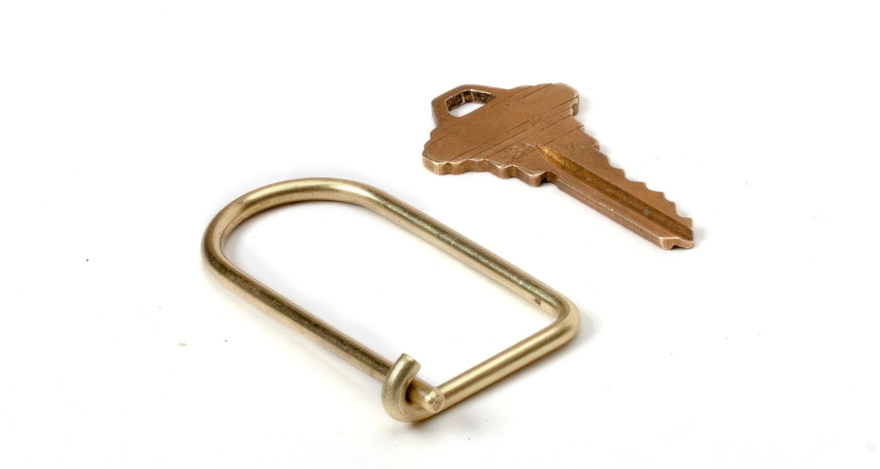 Wilson Keyring - Brass by Craighill