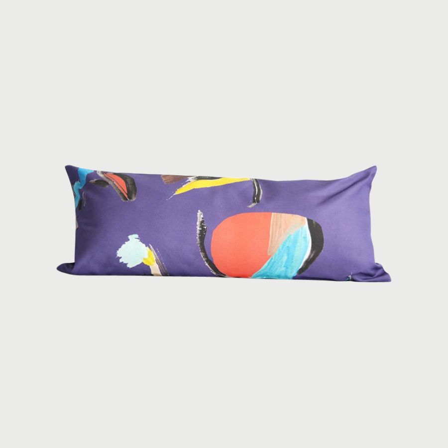 Purple Pod Rectangle Pillow