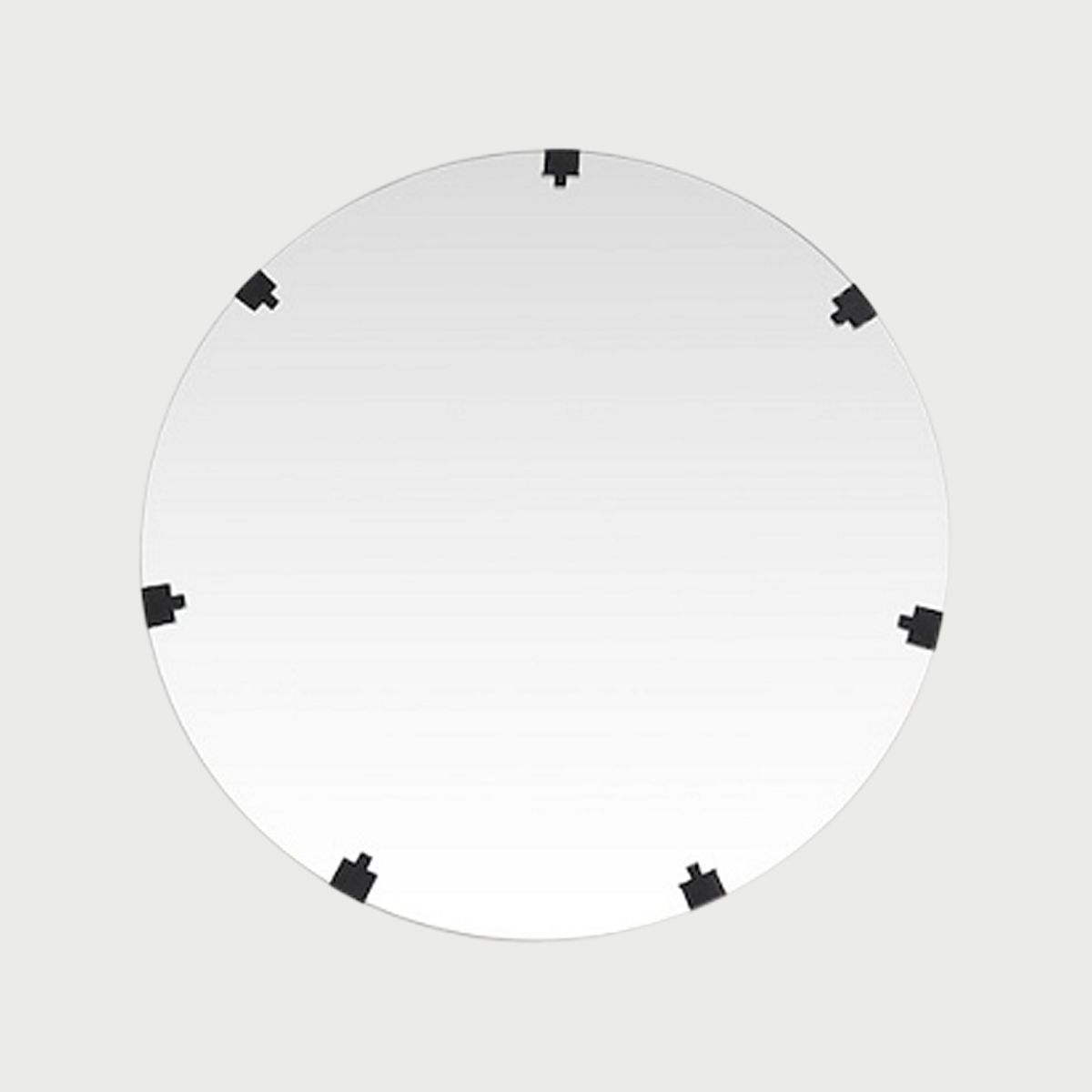 Stitch Round Mirror