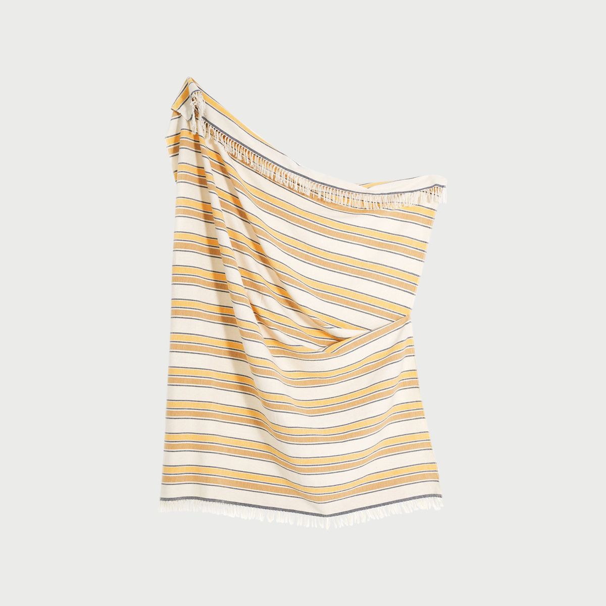 Gold Stripe Throw