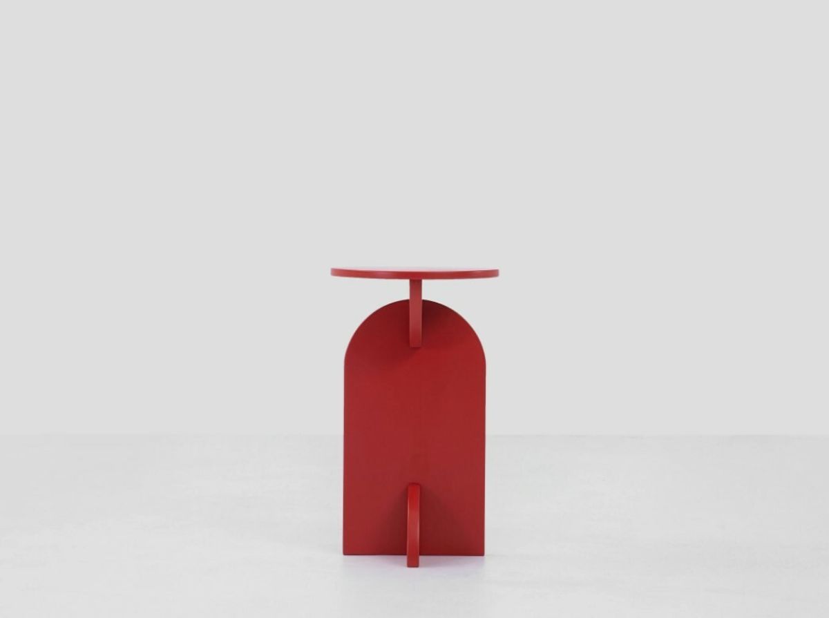 Crescent End Table