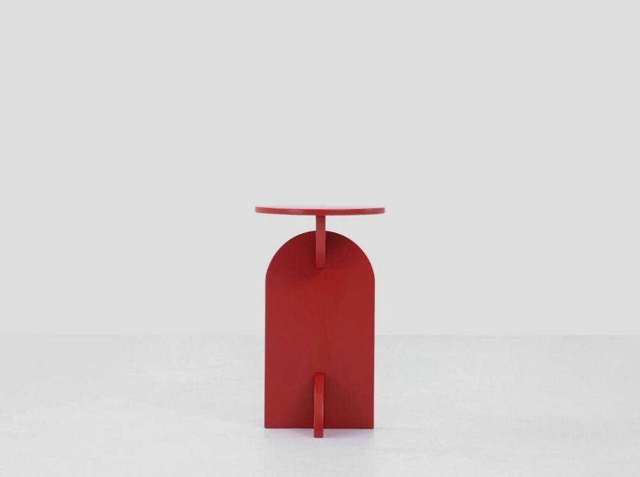 Crescent End Table