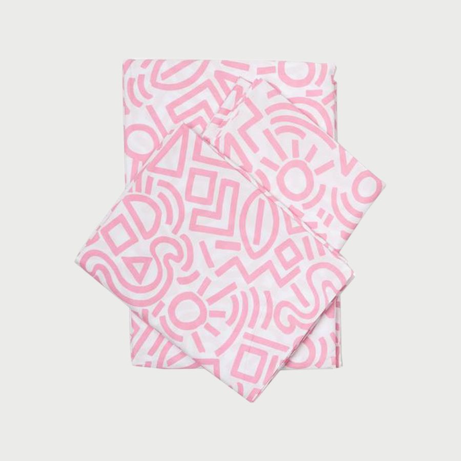 Doodle Sheet Set Pink