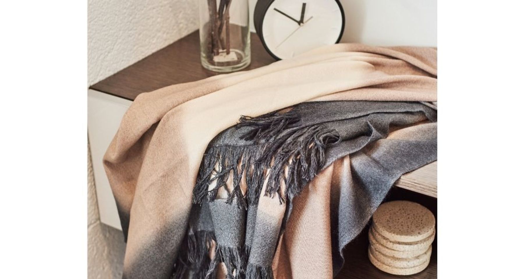 Toast Merino Throw by Studio Variously