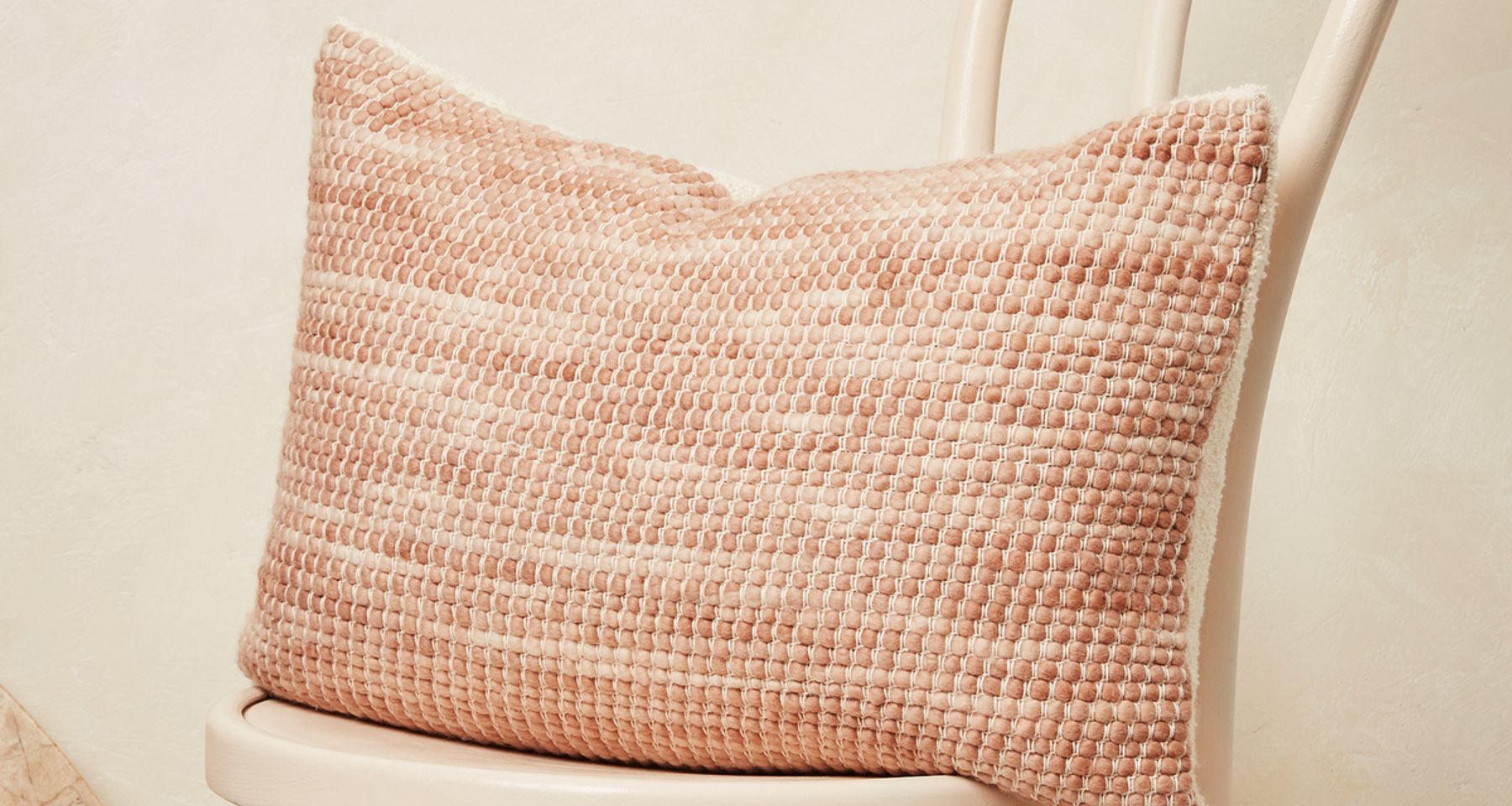 Sheila Lumbar Pillow Salmon by MINNA Goods