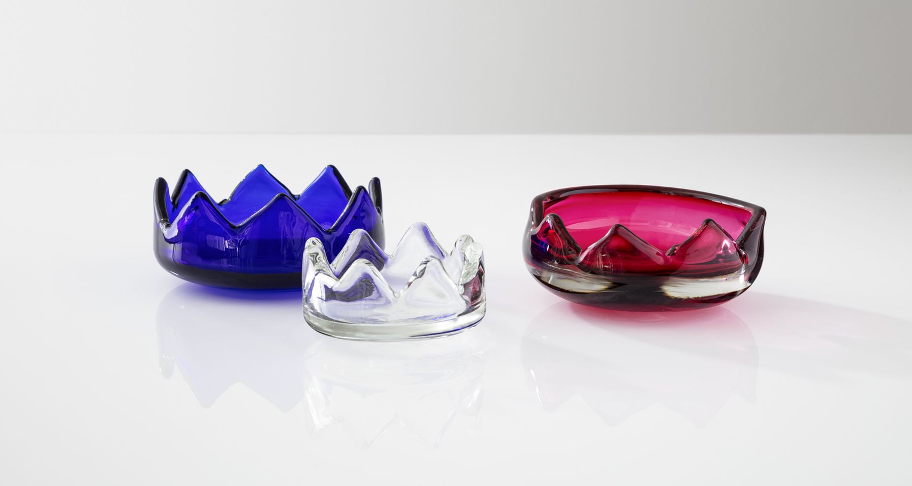 Ruby Mountains Handmade Glass Vessel Unique Edition by Fort Makers