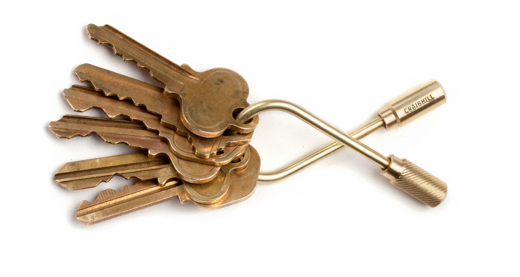 Closed Helix Keyring by Craighill