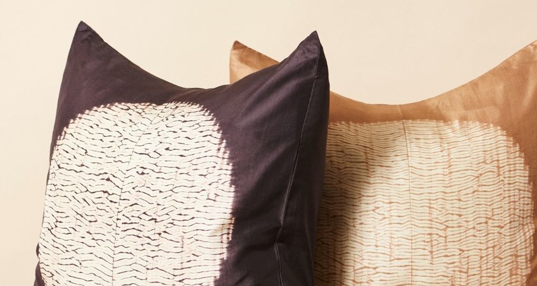 Shunya Gold Silk Pillow by Studio Variously