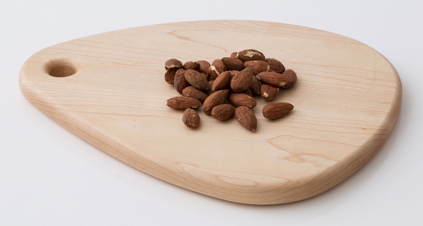 Egg Pebble Handmade Maple Cutting Board by Fort Makers