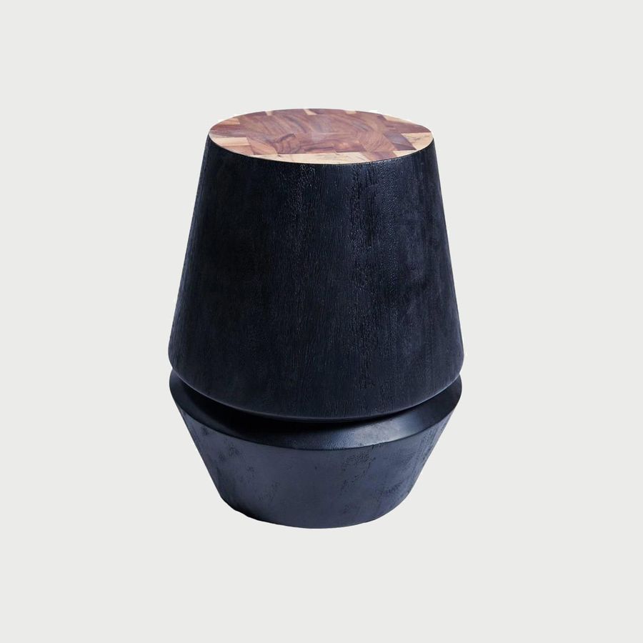 Capirucho Side Table | Black Stained Brush