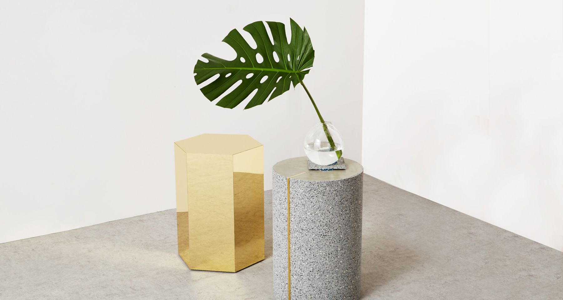 Rubber CYL Side Table | Gris by Slash Objects