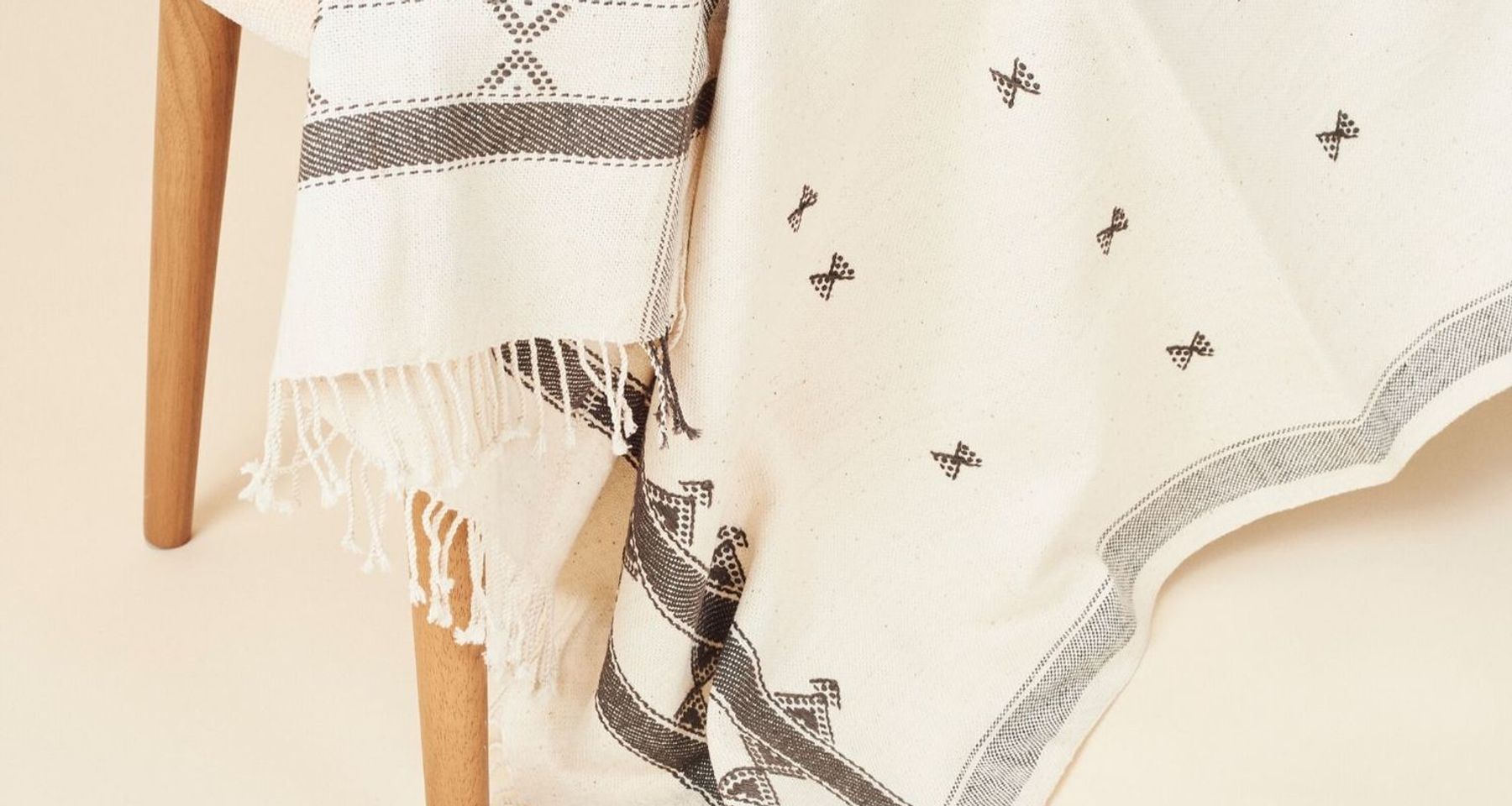 Amro Organic Cotton Throw by Studio Variously