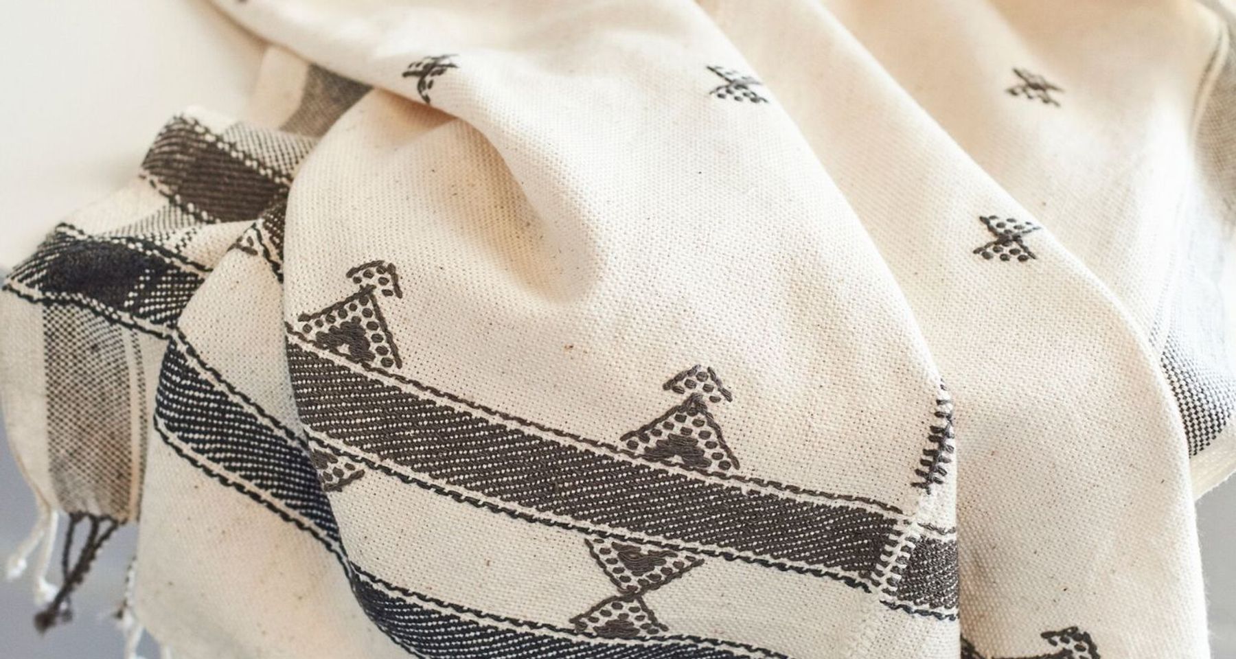 Amro Organic Cotton Throw by Studio Variously