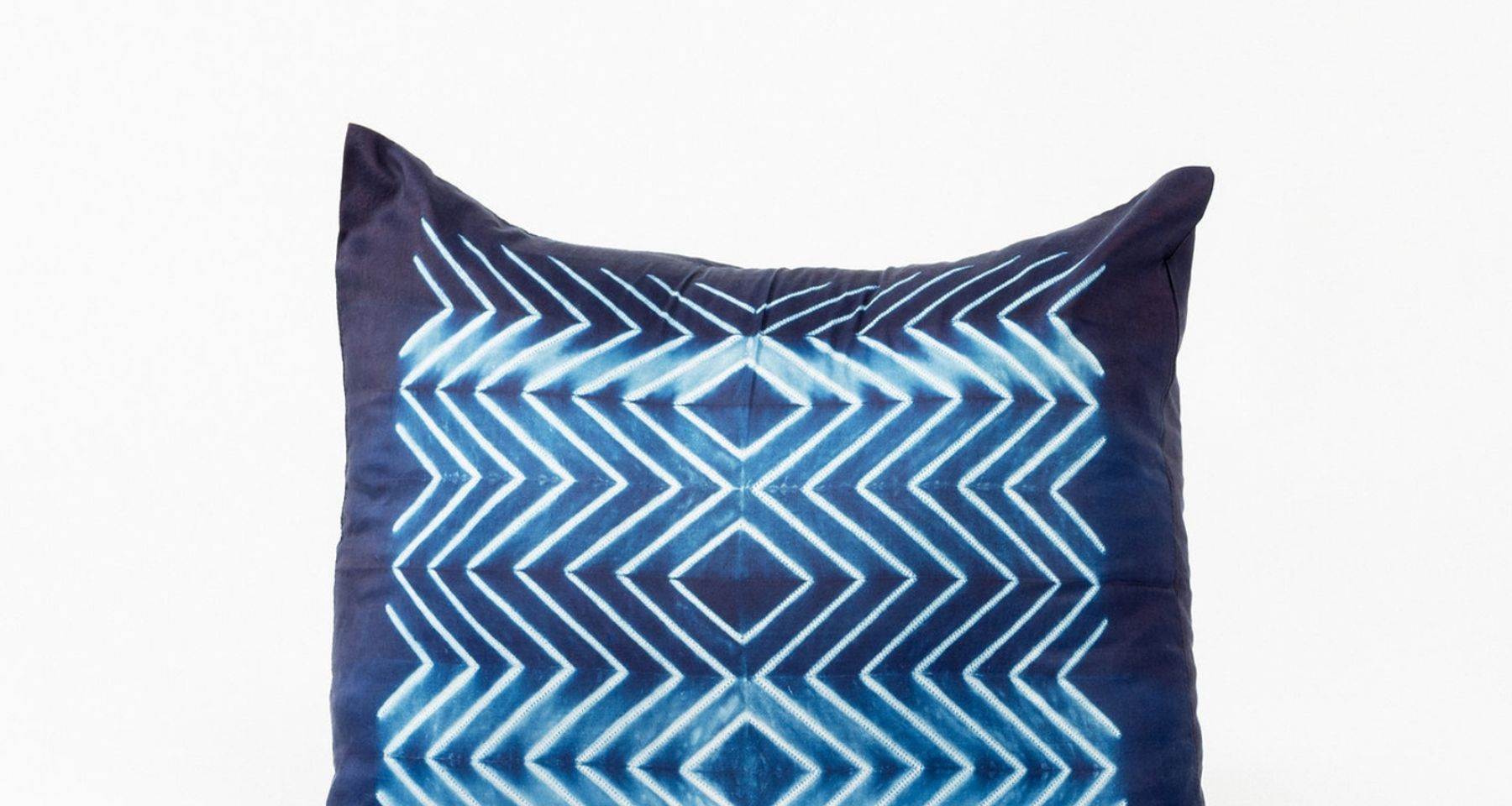 Naami Indigo Silk Pillow  by Studio Variously