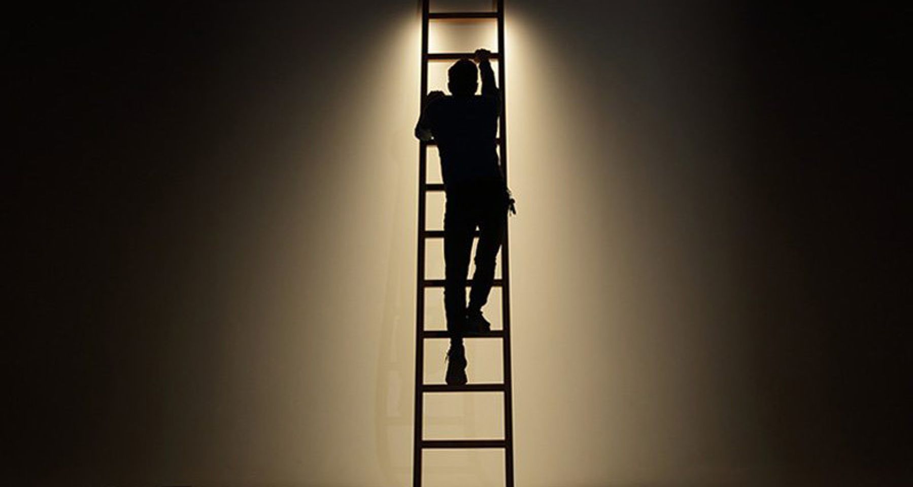 Handmade Cherry LED Ladder Light by Fort Makers