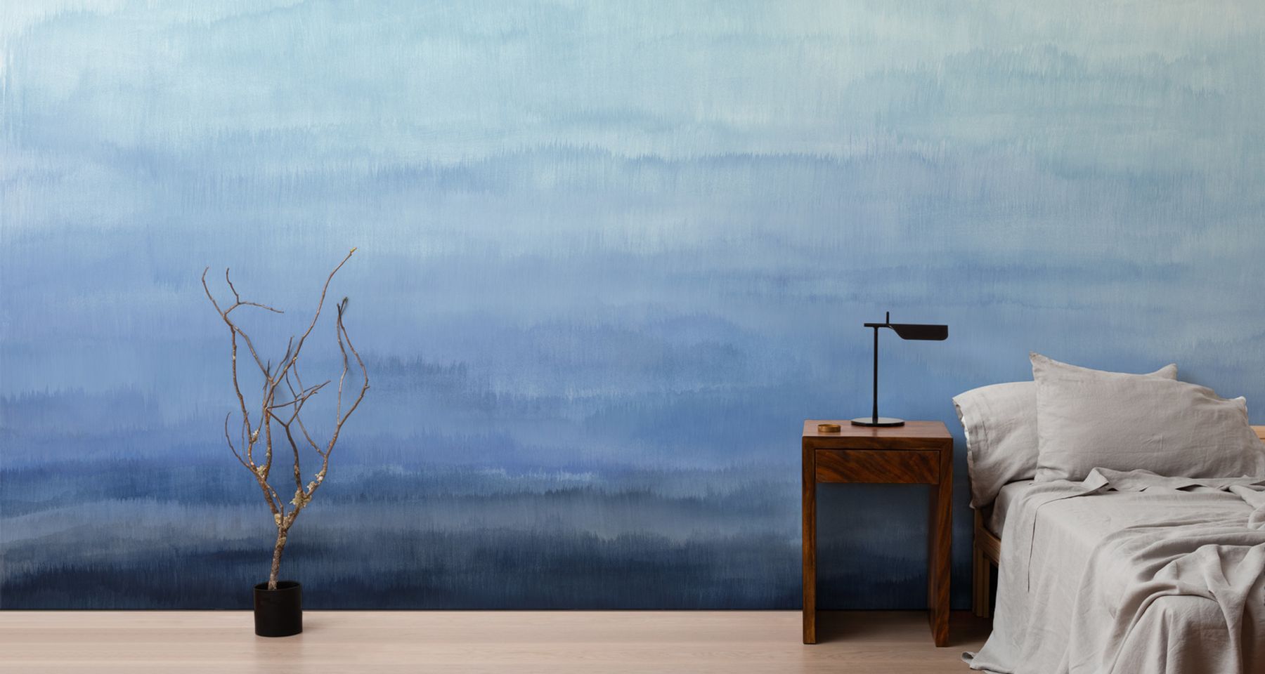 AZURITE (Fragments Collection) by Calico Wallpaper