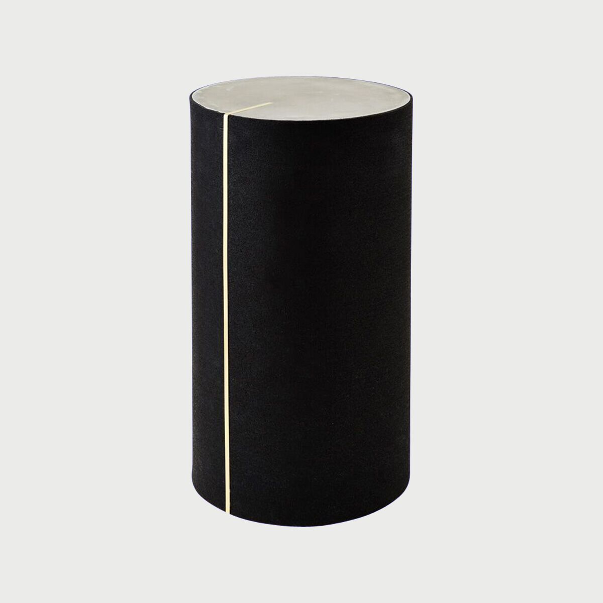 Rubber CYL Side Table | Pure Black