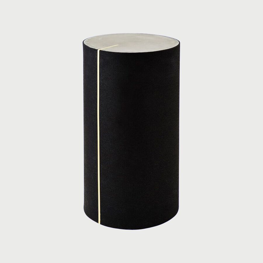 Rubber CYL Side Table | Pure Black