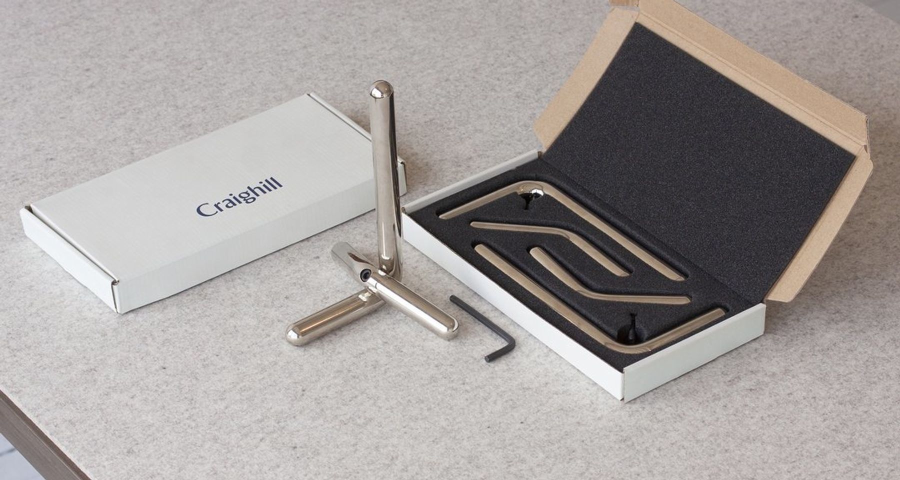 Cal Bookend- Nickel by Craighill