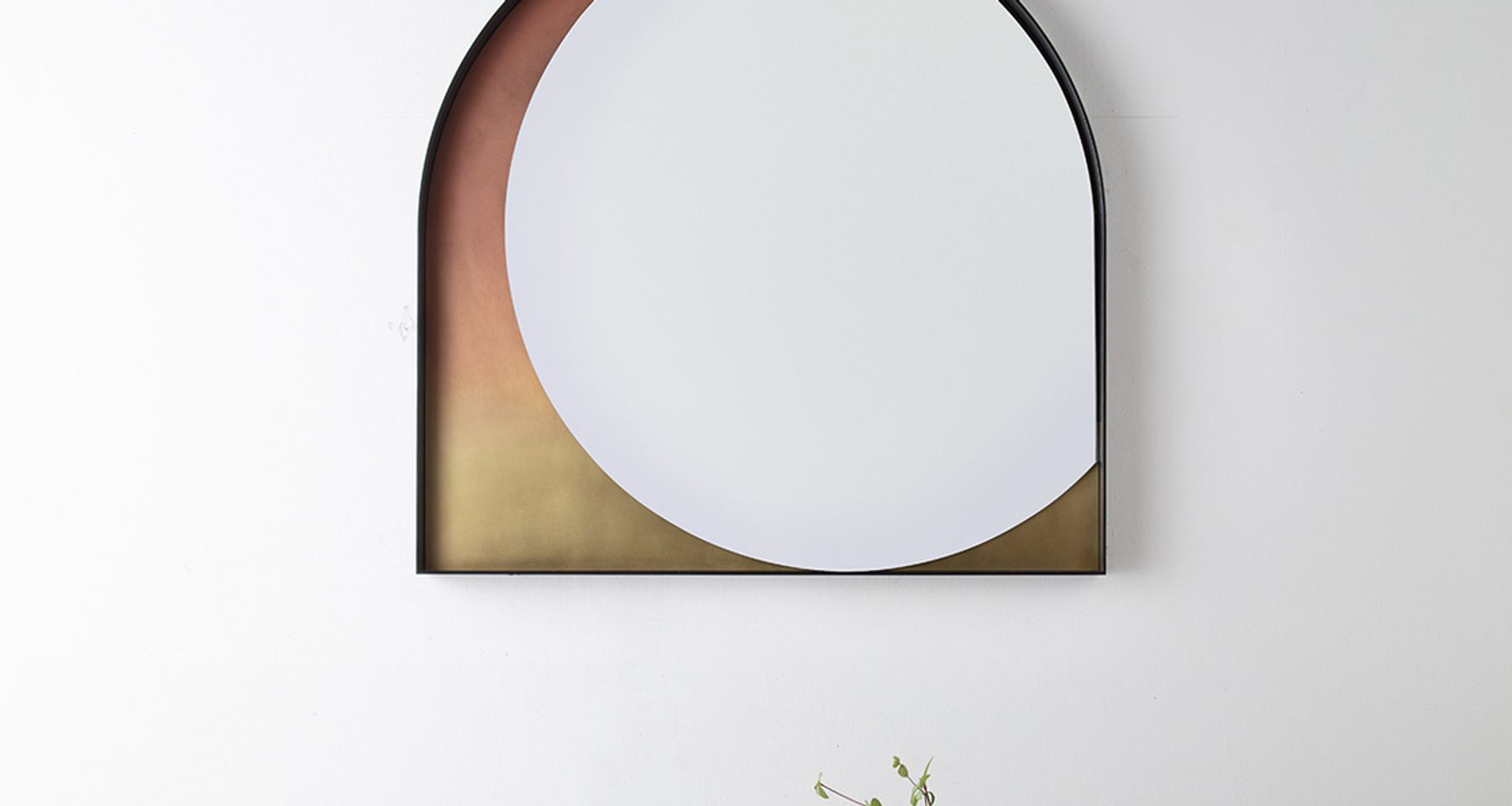 Slip Mirror in Rose Gradient by Kin & Company