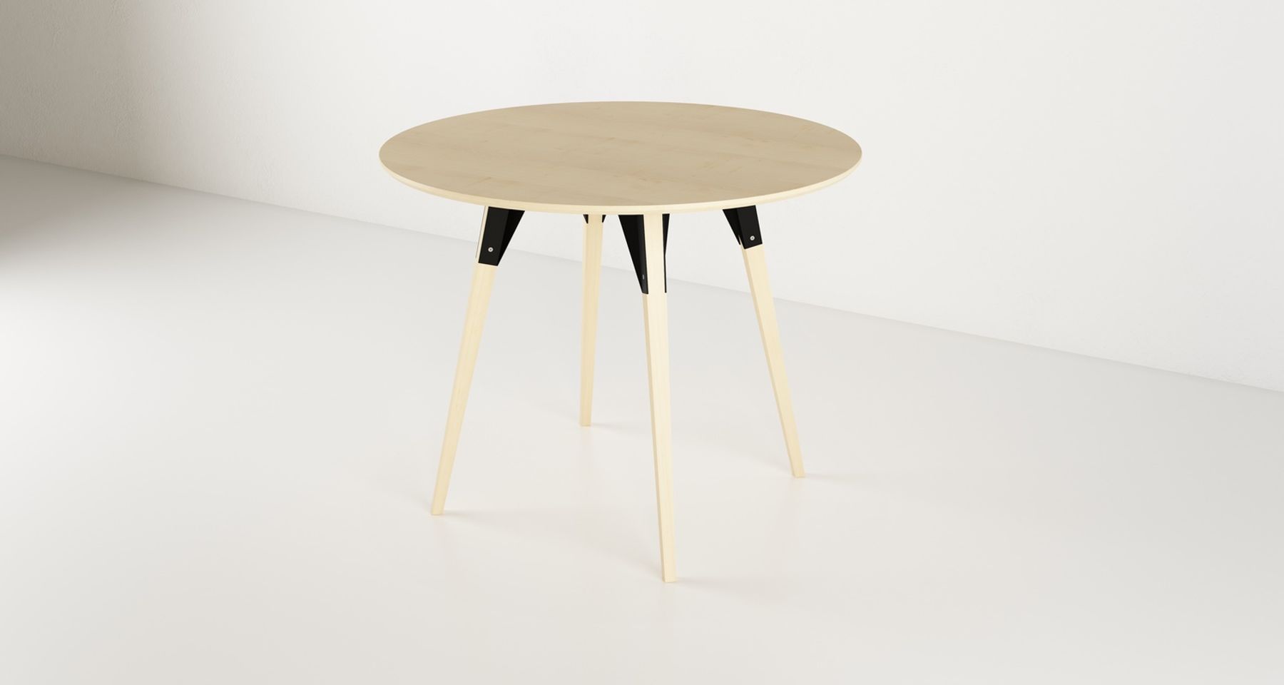 Clarke Dining Table Circle by Tronk