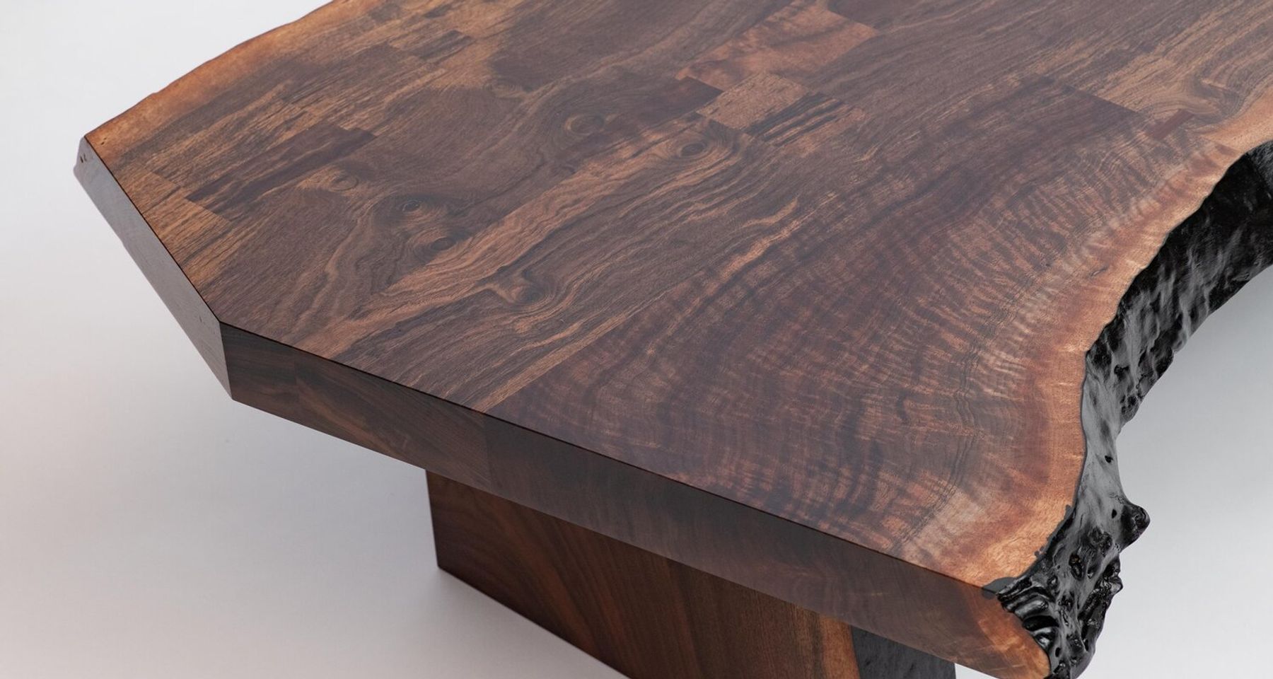 Custom Slab Coffee Table by De JONG & Co.