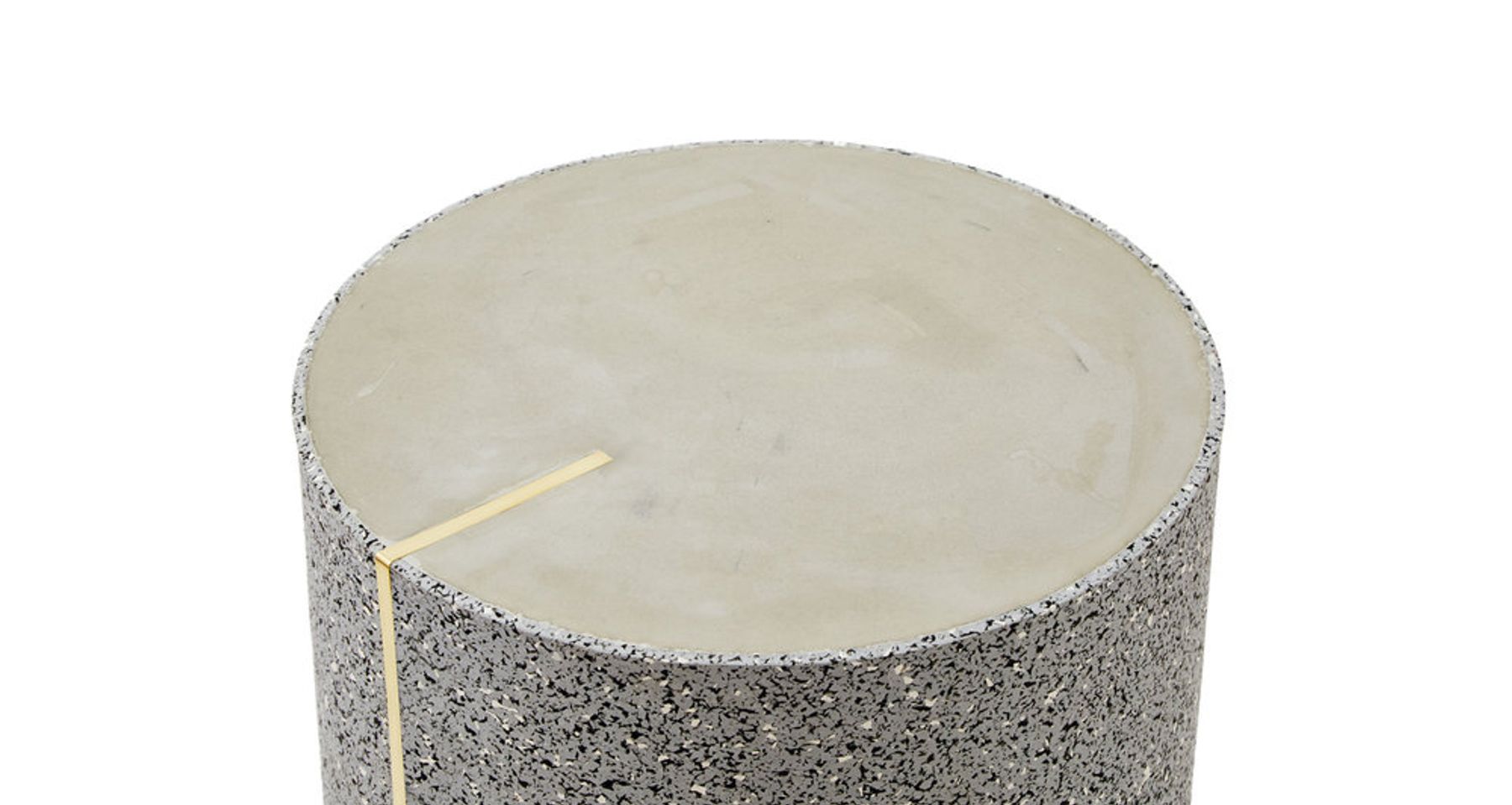 Rubber CYL Side Table | Gris by Slash Objects