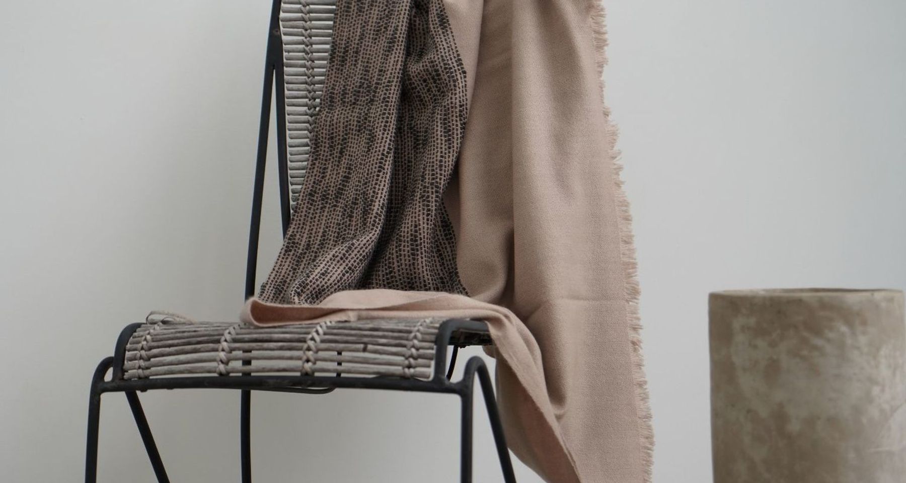 FLO Brown Merino Throw by Studio Variously
