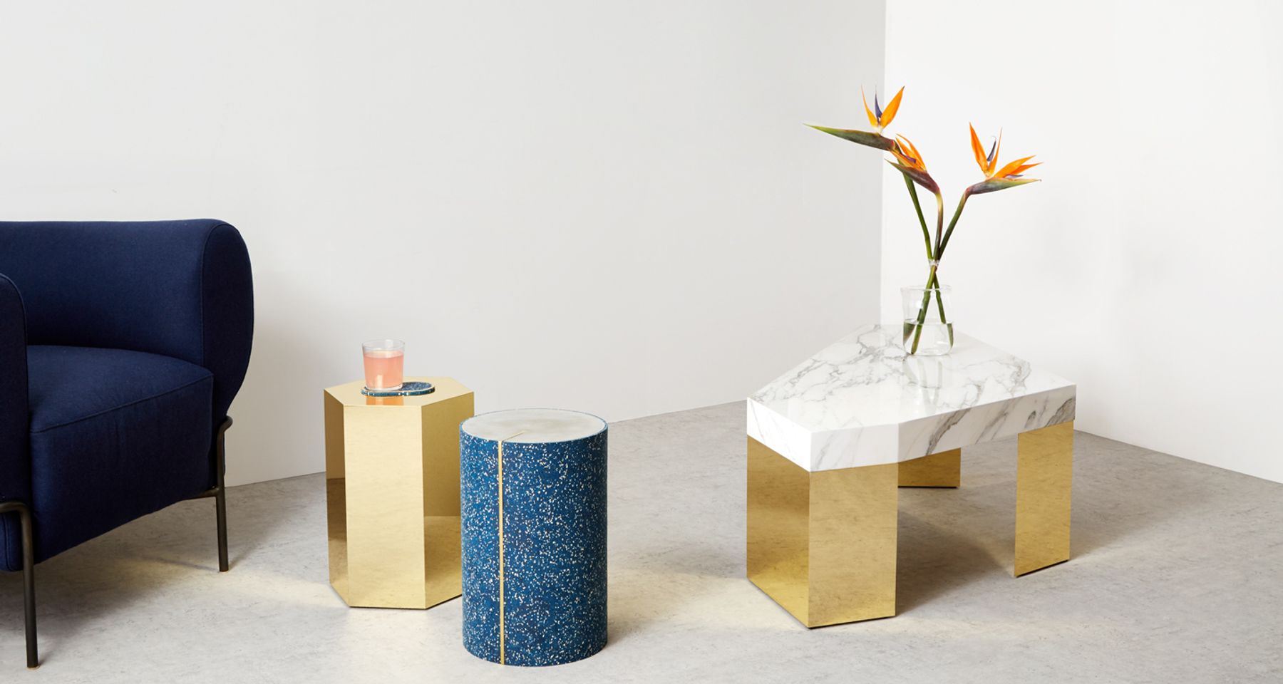 Rubber CYL Side Table | Royal by Slash Objects