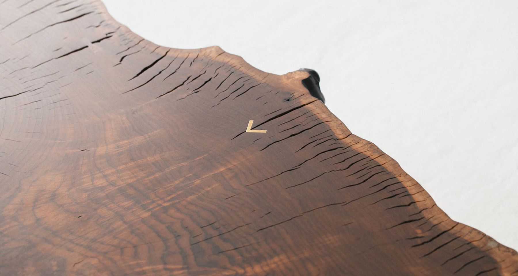 Custom Slab Coffee Table by De JONG & Co.