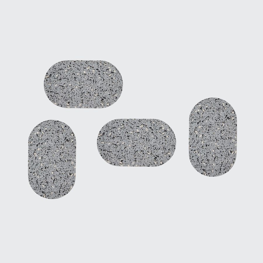 Rubber Oval Coasters