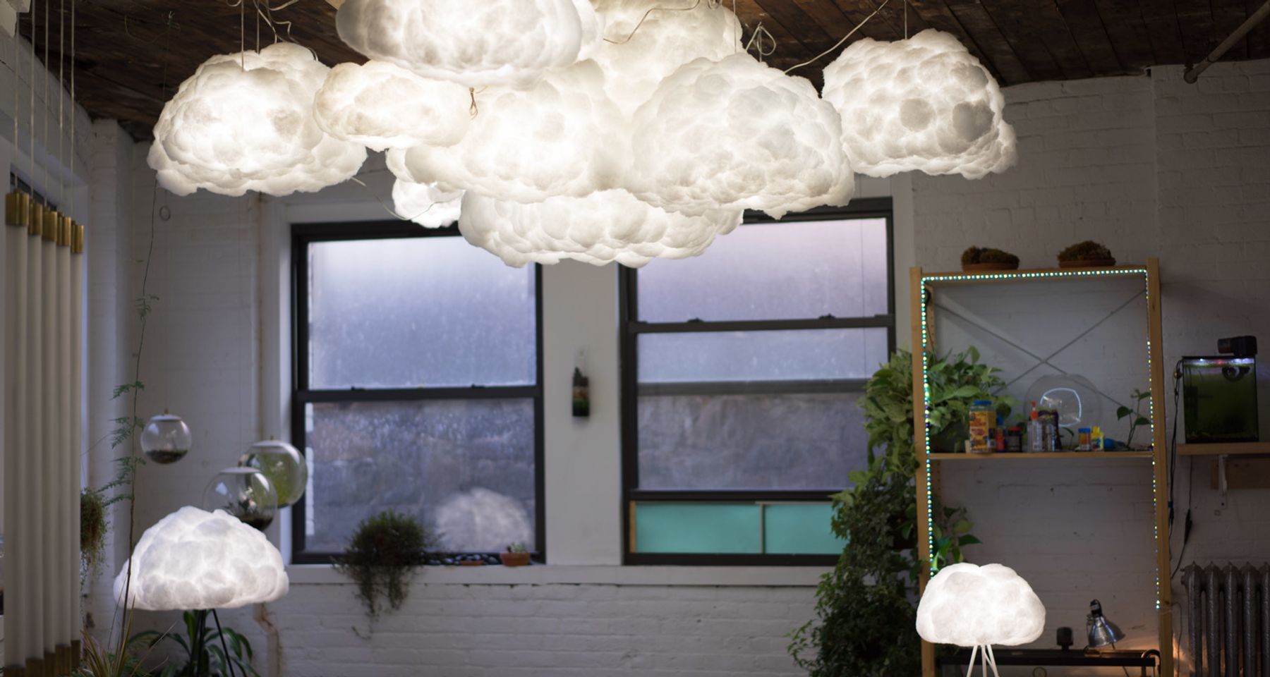 Lampshade Cloud Pendant by Richard Clarkson Studio