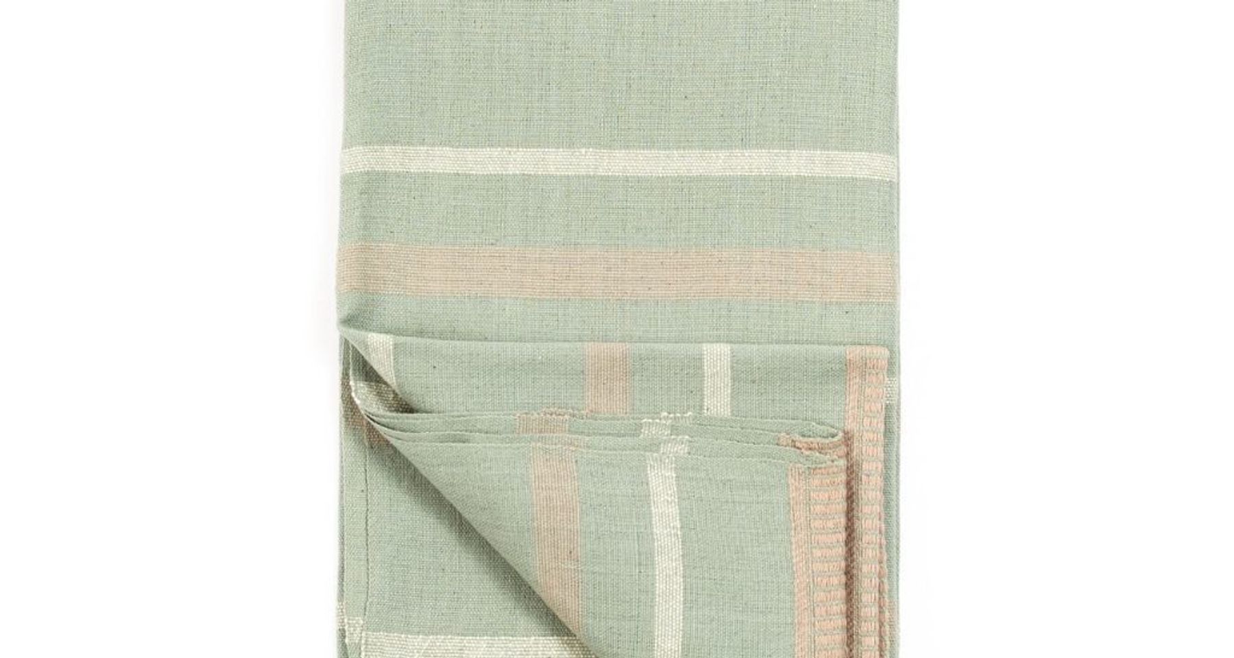 Sage Organic Cotton Throw  by Studio Variously