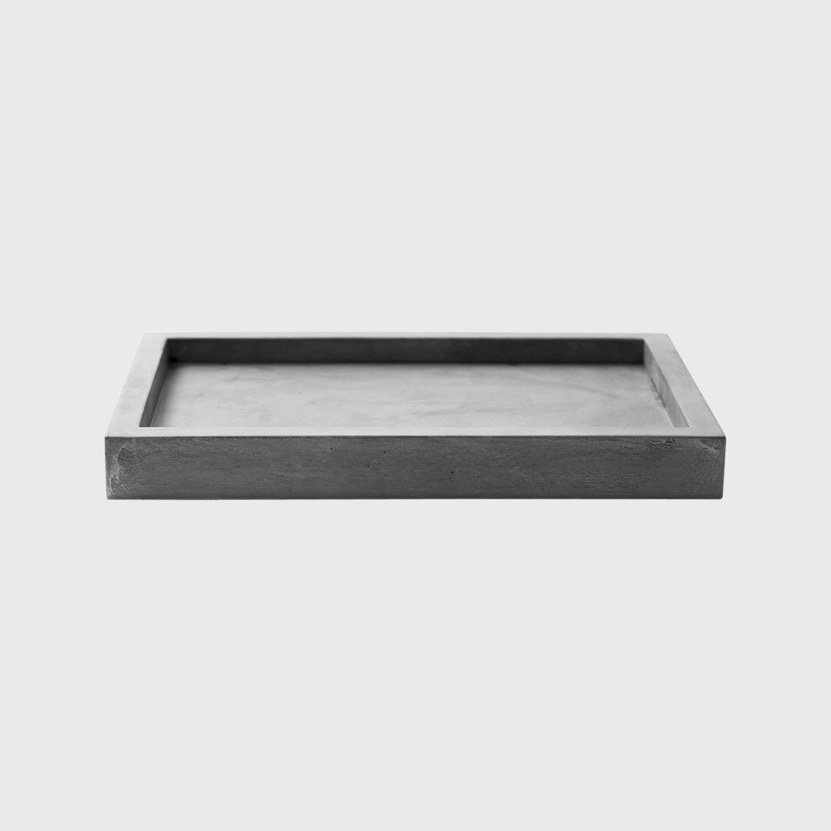 Concrete valet tray