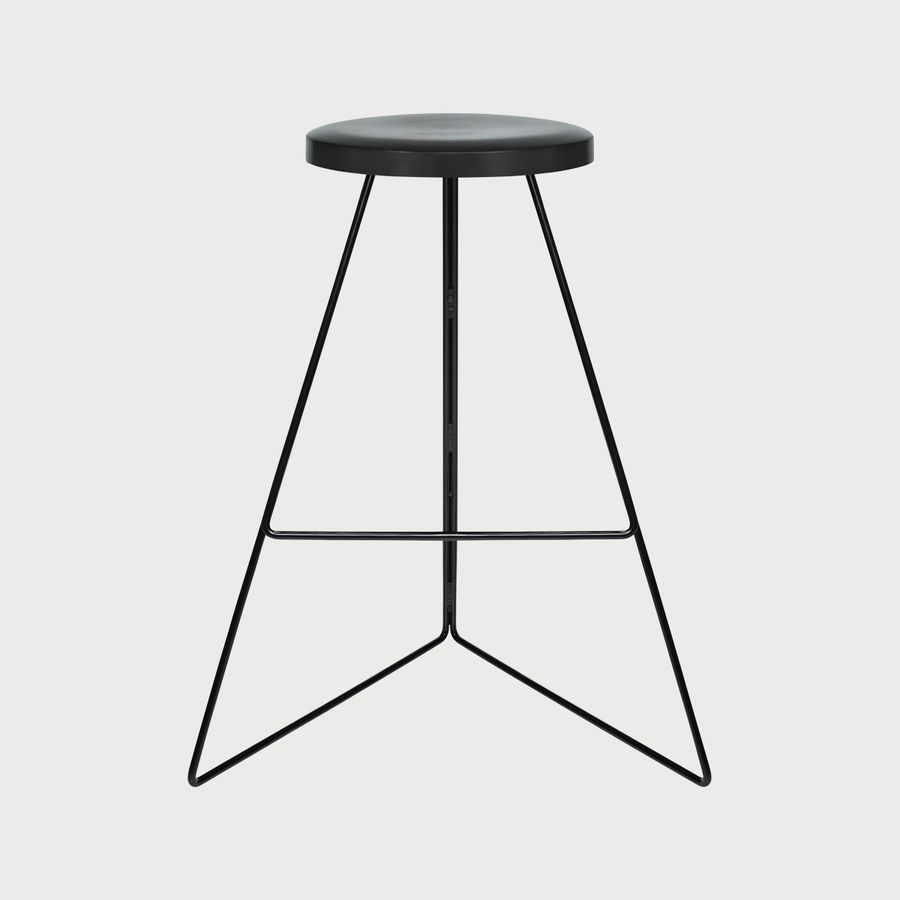 The Coleman Stool - Black Frame