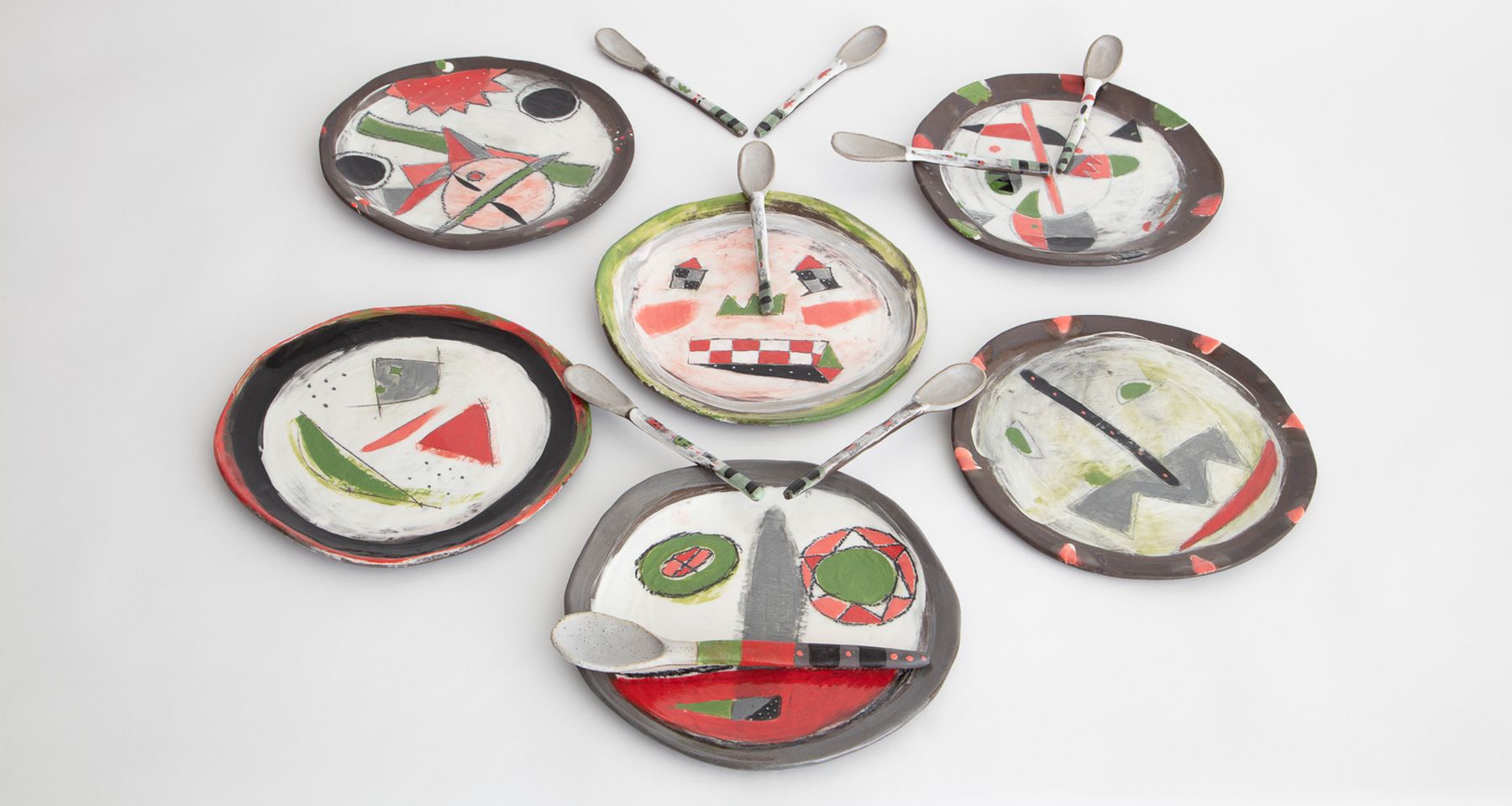 Mr J Hand Crafted Ceramic Plate Unique Edition by Fort Makers
