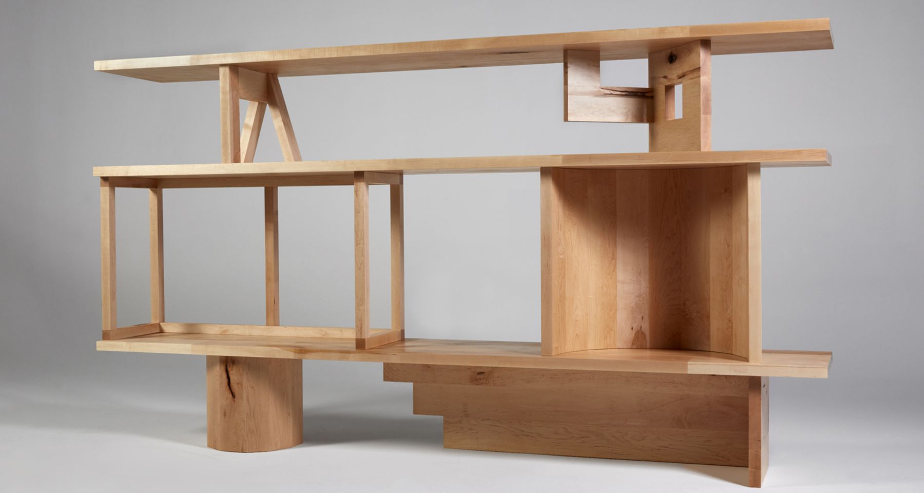 Maple Stack Shelving Unit Unique Edition by Fort Makers
