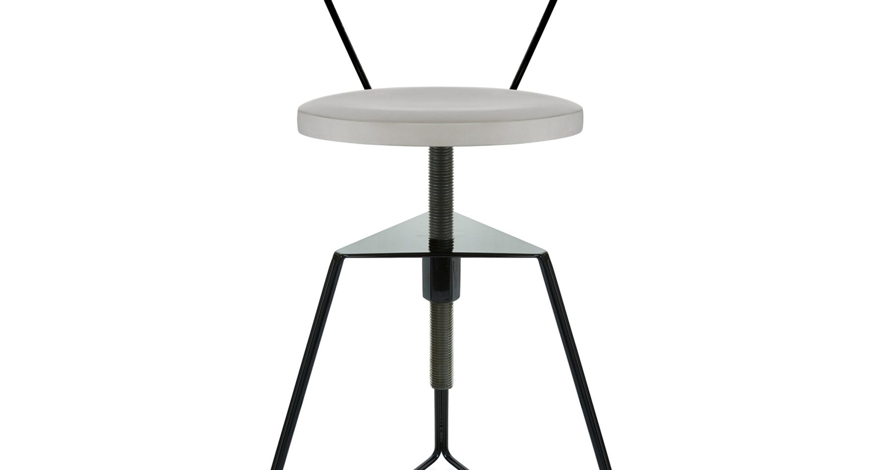 The Camp Stool with Backrest by Greta de Parry