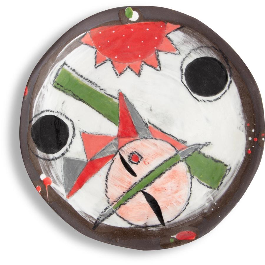 Momotaro Hand-Crafted Ceramic Plate Unique Edition