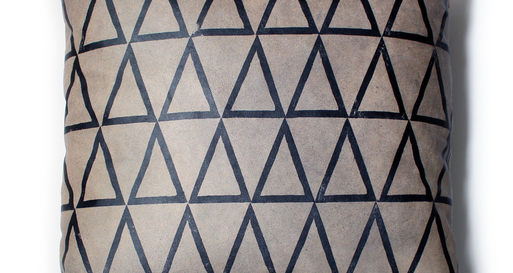 Slant Triangle Pillow by AVO