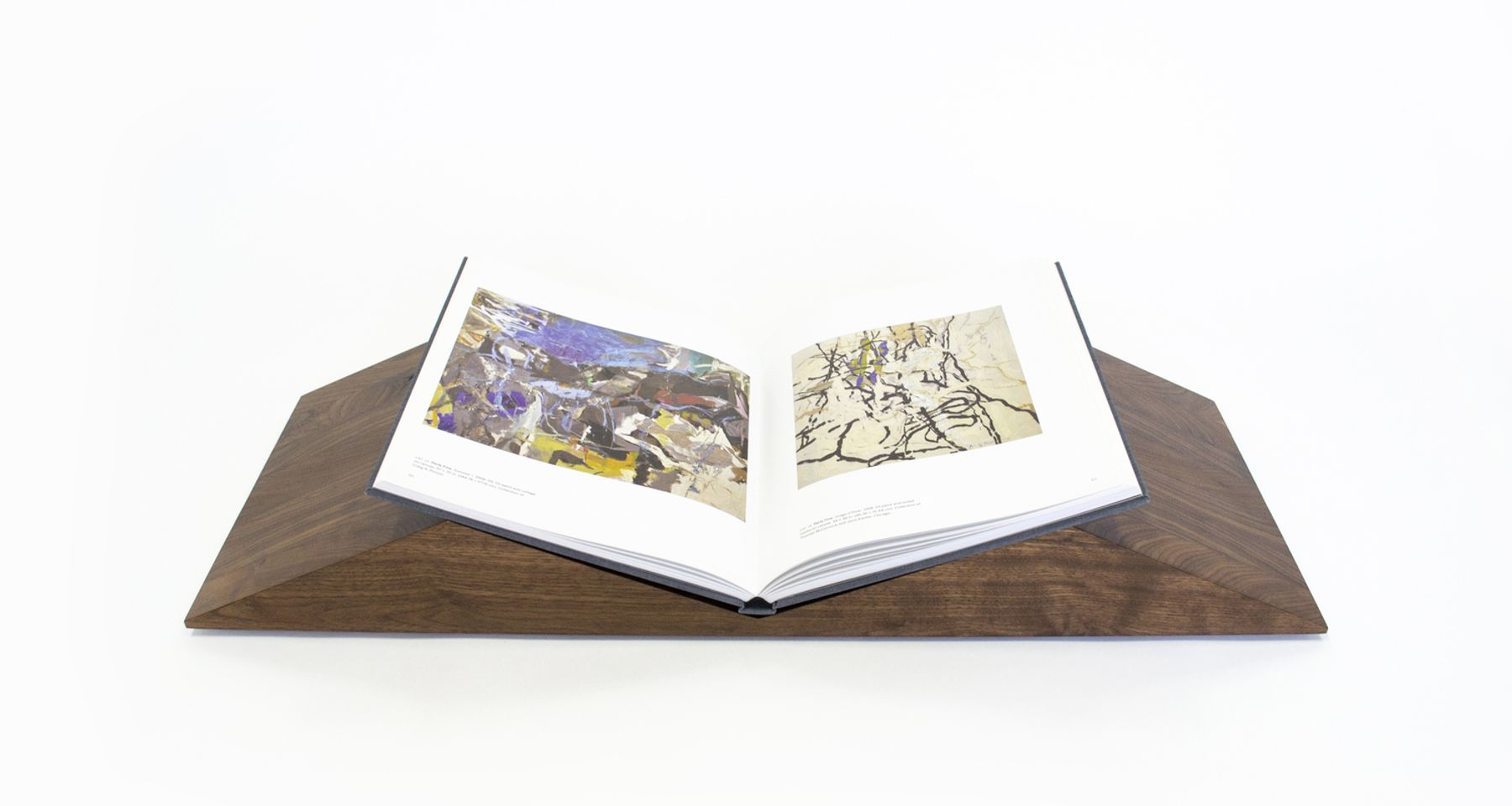Bookscape Mountains in walnut by Trey Jones Studio